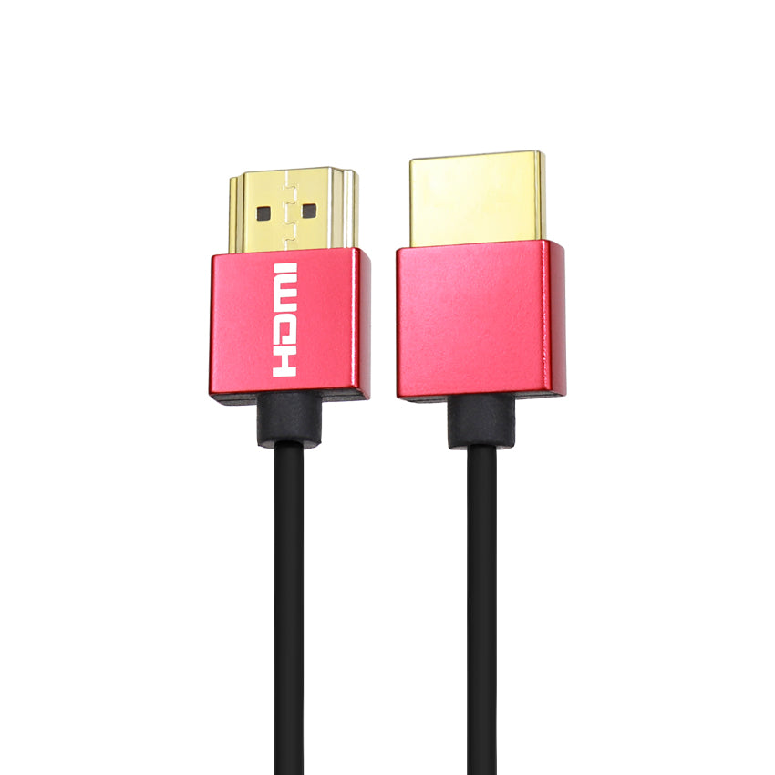 8K HDMI Cable - Flat Small Alluminium Head, Slim